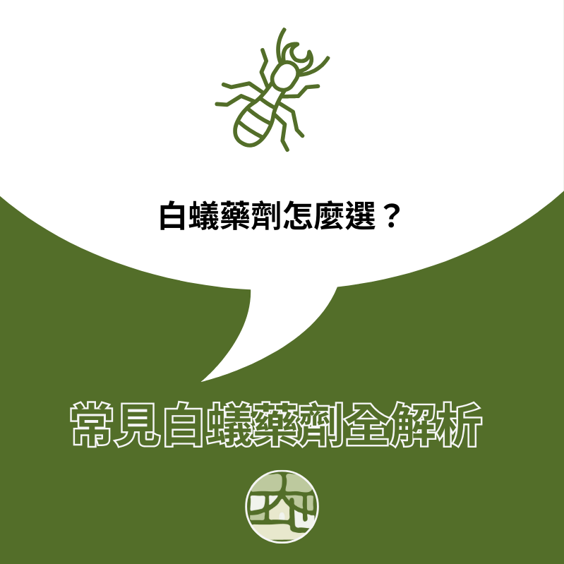 白蟻藥劑怎麼選？常見白蟻餌劑與接觸型藥劑差在哪裡？